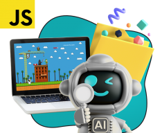 Язык программирования JavaScript + AI. Проектное обучение + геймификация + AI-помощники - КИБЕРшкола программирования для детей, компьютерные курсы для школьников, начинающих и подростков - KIBERone г. Ставрополь