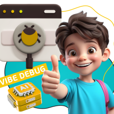 Тестирование & Vibe Debug. Охотники за багами - КИБЕРшкола программирования для детей, компьютерные курсы для школьников, начинающих и подростков - KIBERone г. Ставрополь