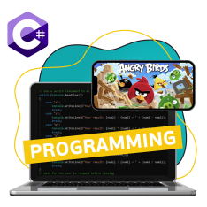 Программирование на C#. Удивительный мир 2D-игр - КИБЕРшкола программирования для детей, компьютерные курсы для школьников, начинающих и подростков - KIBERone г. Ставрополь